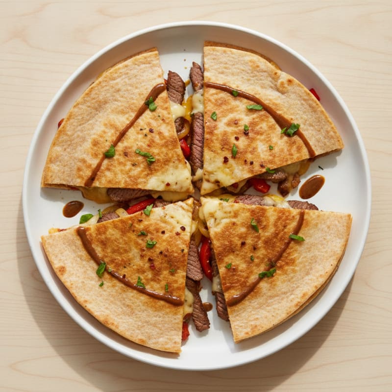 Seared Steak & Pepper Jack Quesadillas