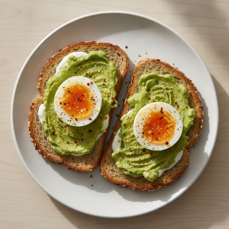 Avocado Toast with Jammy Eggs