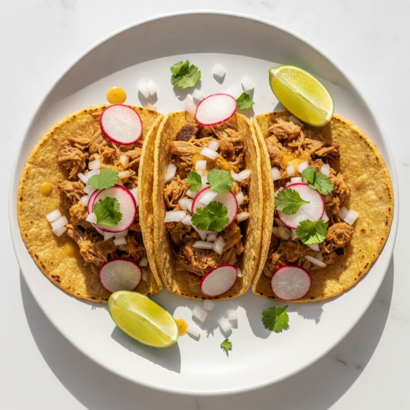 Slow-Cooked Pork Carnitas Tacos