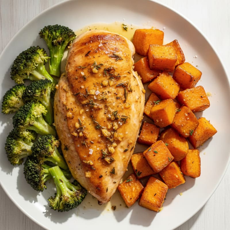 Garlic Herb Roasted Chicken Breast