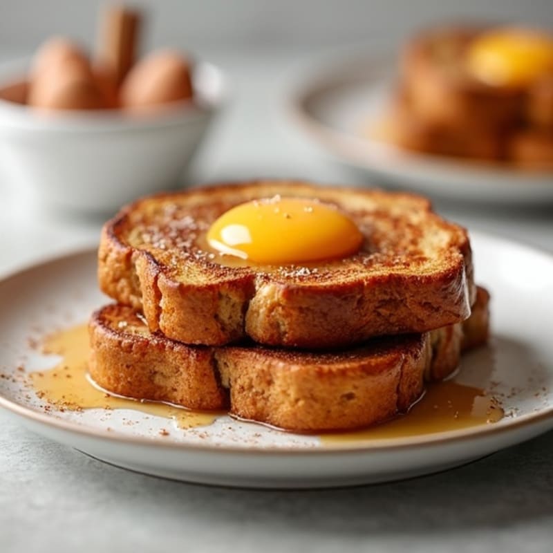 High-Protein Whole Wheat Cinnamon French Toast