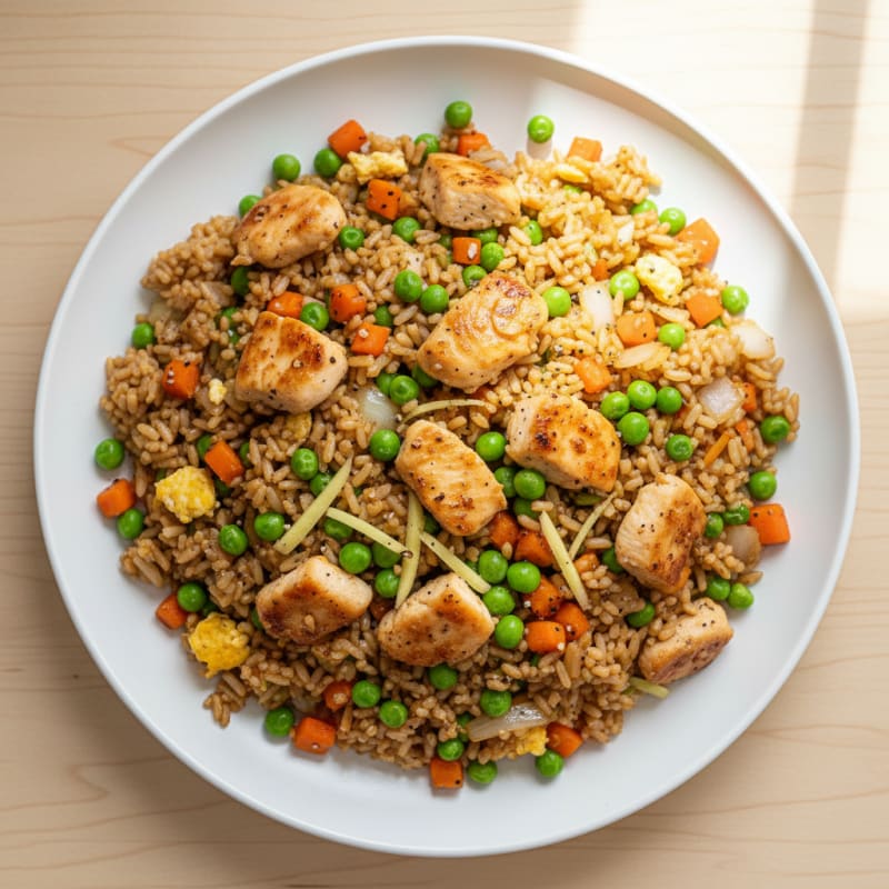 Savory Chicken and Vegetable Fried Rice