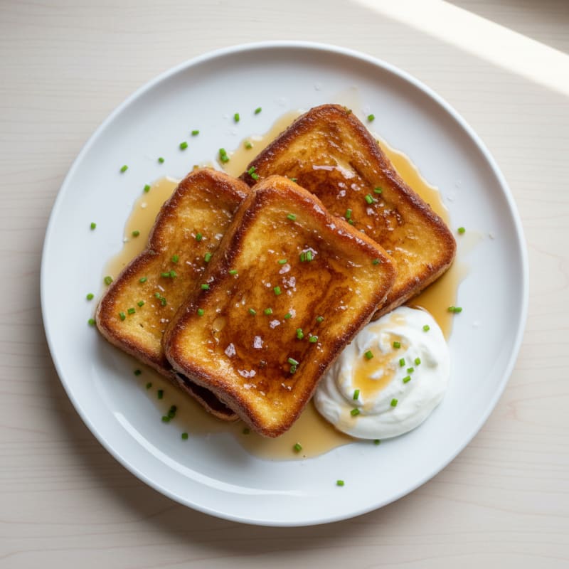 Golden Caramelized Brioche French Toast