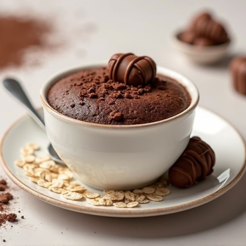 Healthy Chocolate Protein Mug Cake