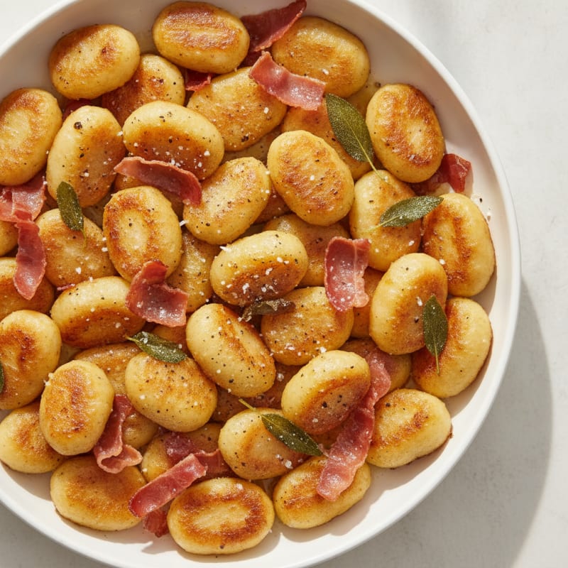 Ricotta Gnocchi with Sage Butter Sauce