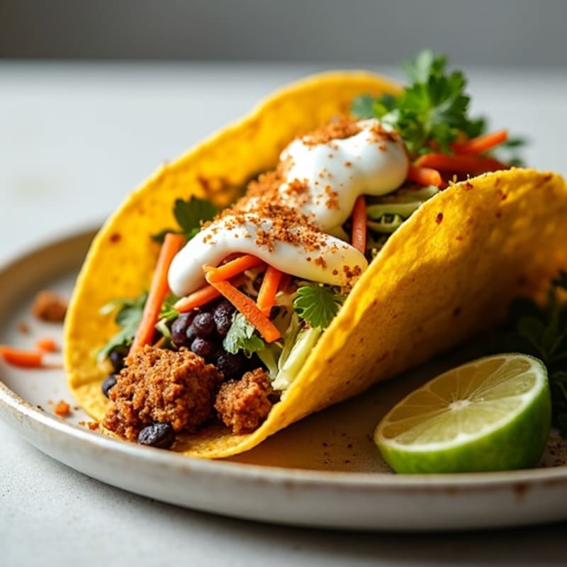 Smoky Jackfruit Tacos with Zesty Slaw
