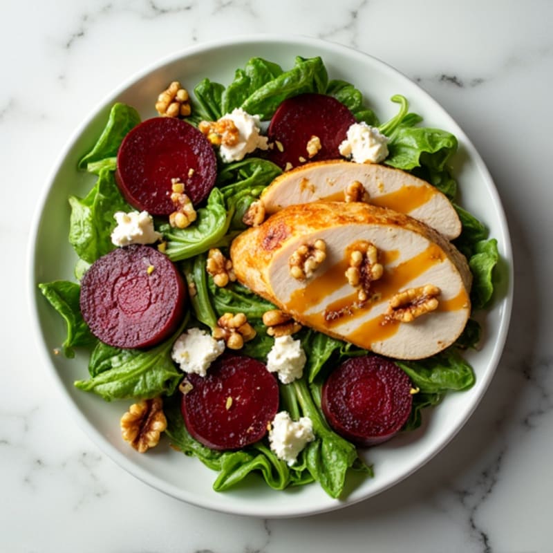 Honey-Roasted Beet and Goat Cheese Salad