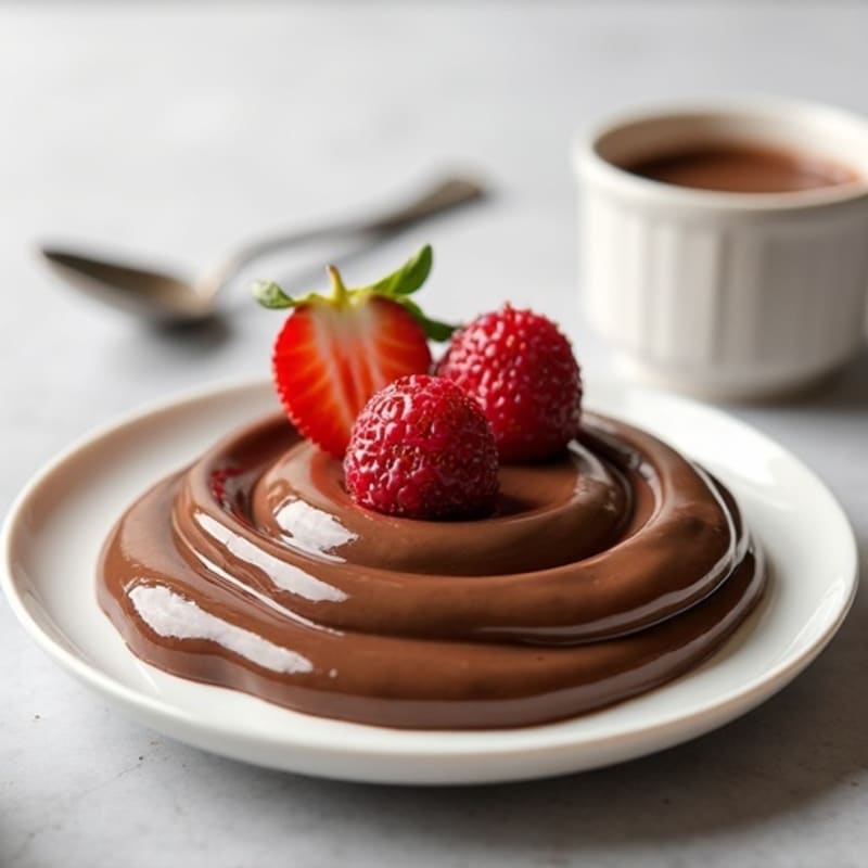 Silky Chocolate Protein Pudding with Greek Yogurt