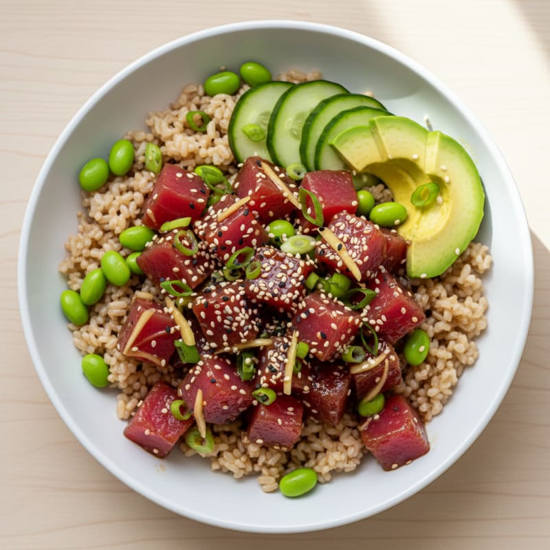 Zesty Ahi Tuna Poke Bowl