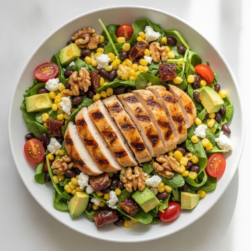 Grilled Chicken and Feta Cowboy Salad
