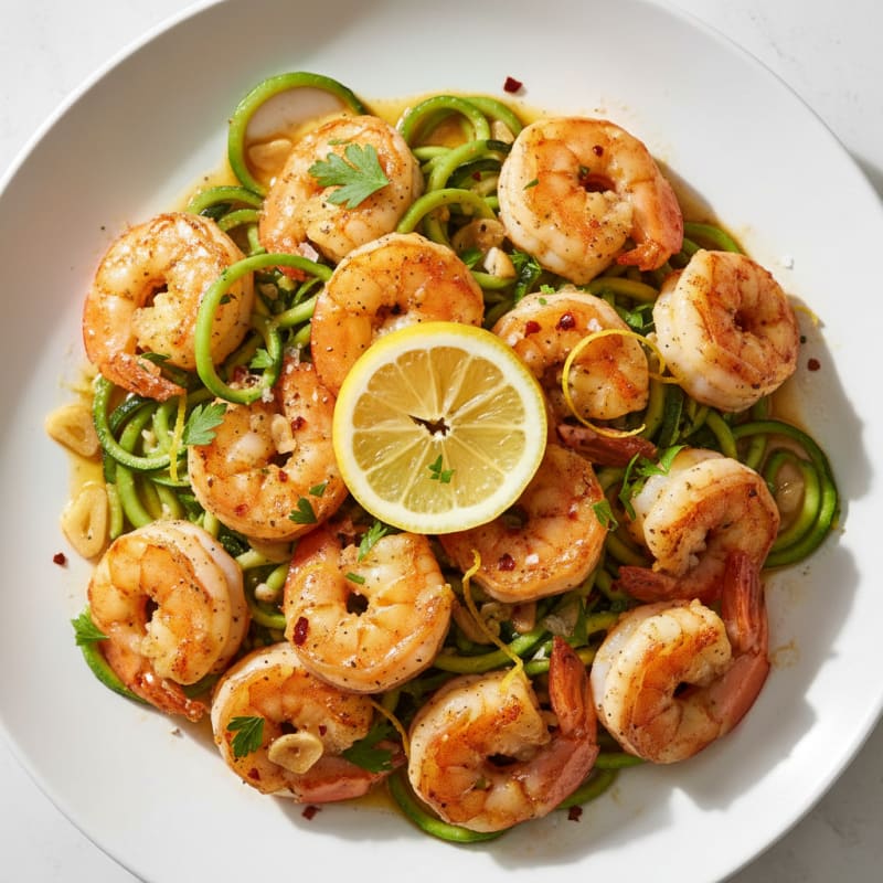 Zesty Garlic Butter Shrimp Scampi