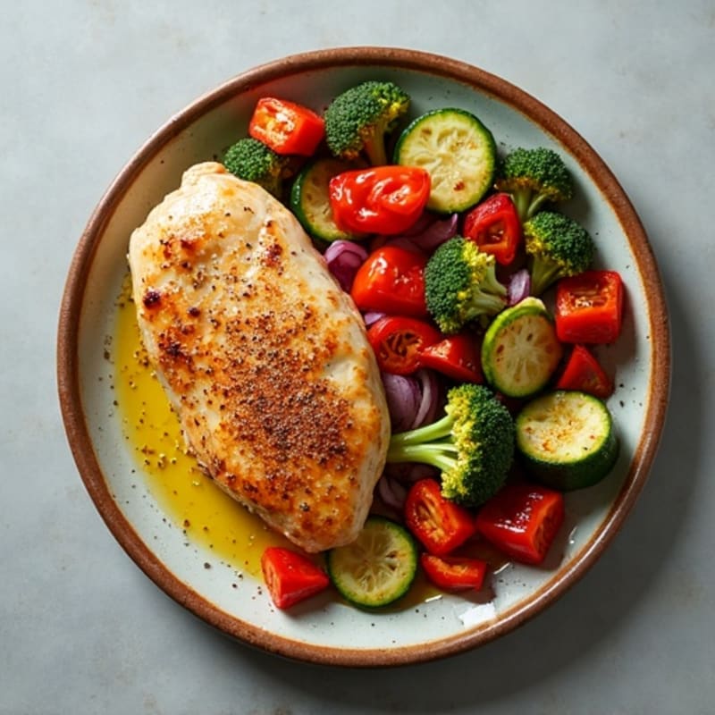 Sheet Pan Chicken with Roasted Vegetables