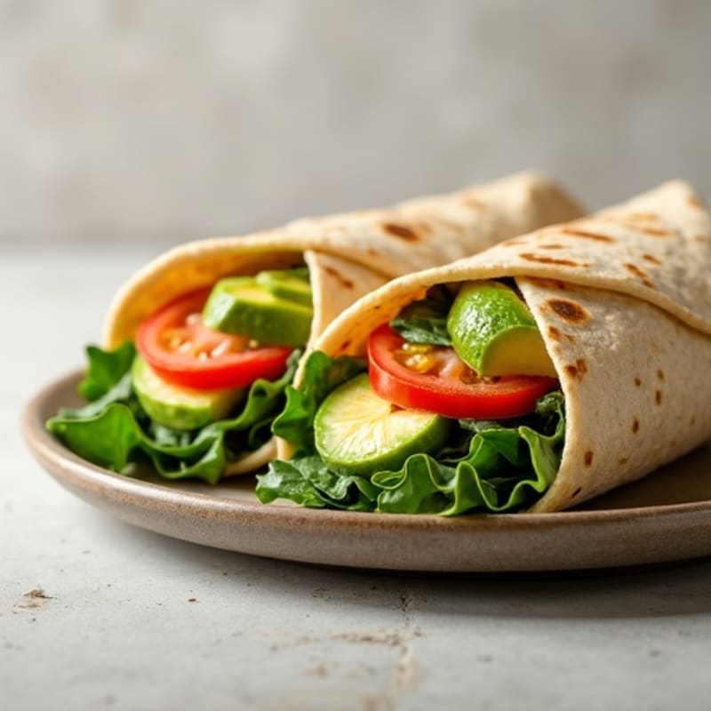 Lean Turkey and Creamy Avocado Wrap