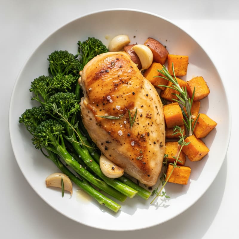 Garlic Herb Roasted Chicken Breast