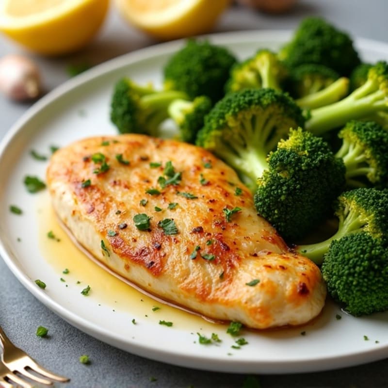 Sheet Pan Lemon Garlic Chicken and Broccoli