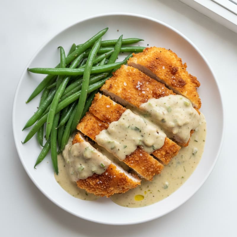 Buttermilk Fried Chicken with Creamy Gravy