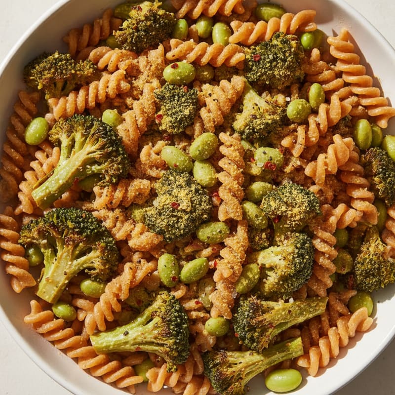 Roasted Broccoli Pasta with Lemon-Garlic Sauce