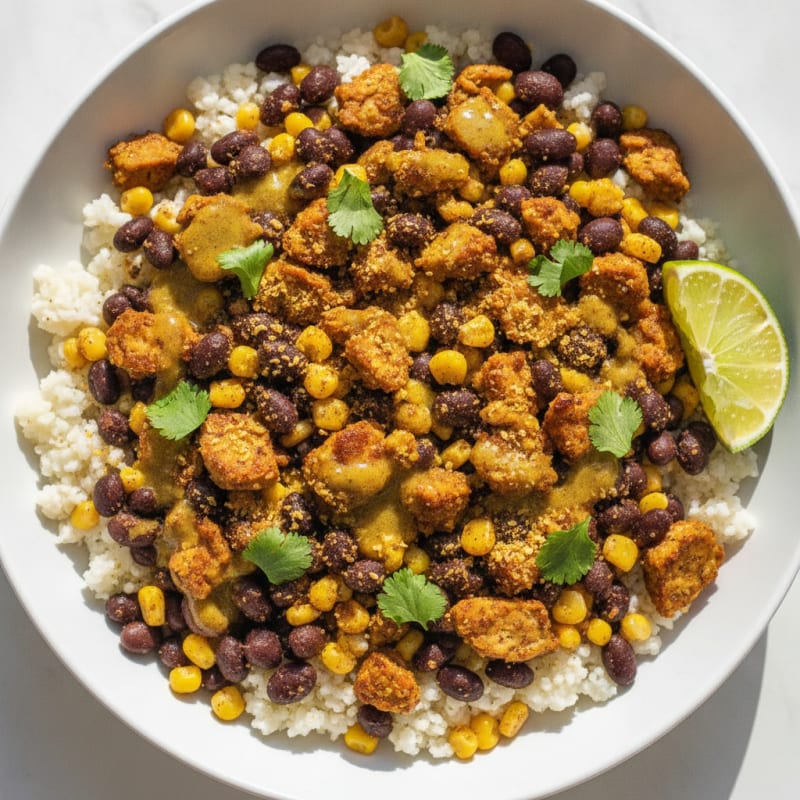Black Bean and Corn Burrito Bowl