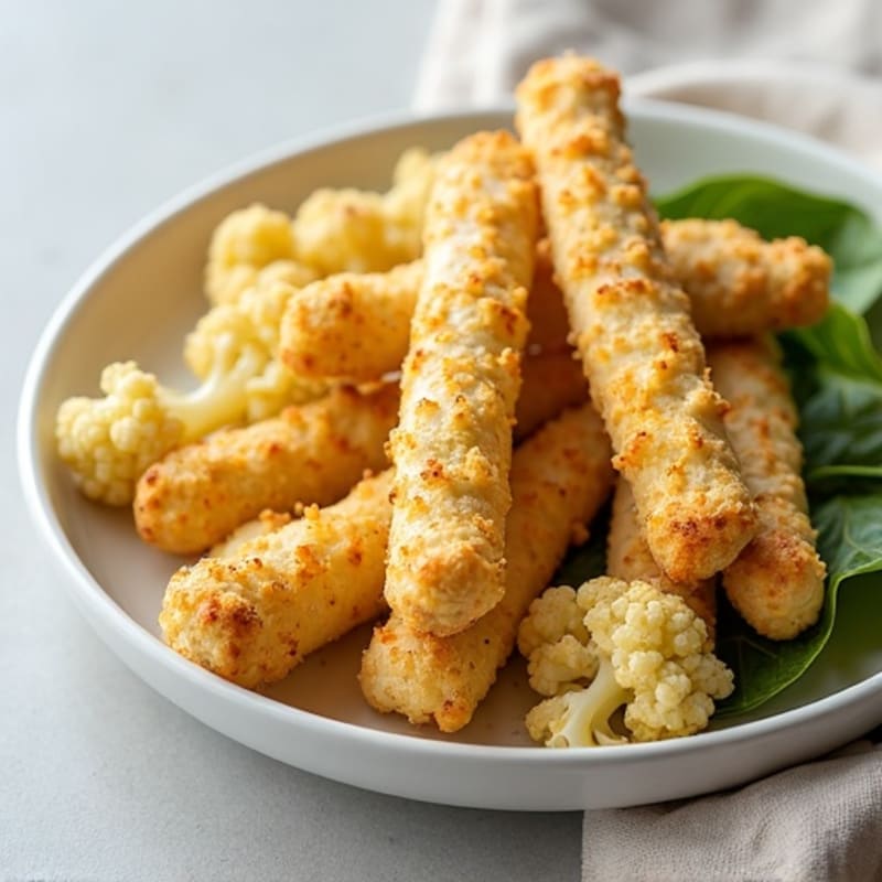 Herb-Garlic Cauliflower Breadsticks