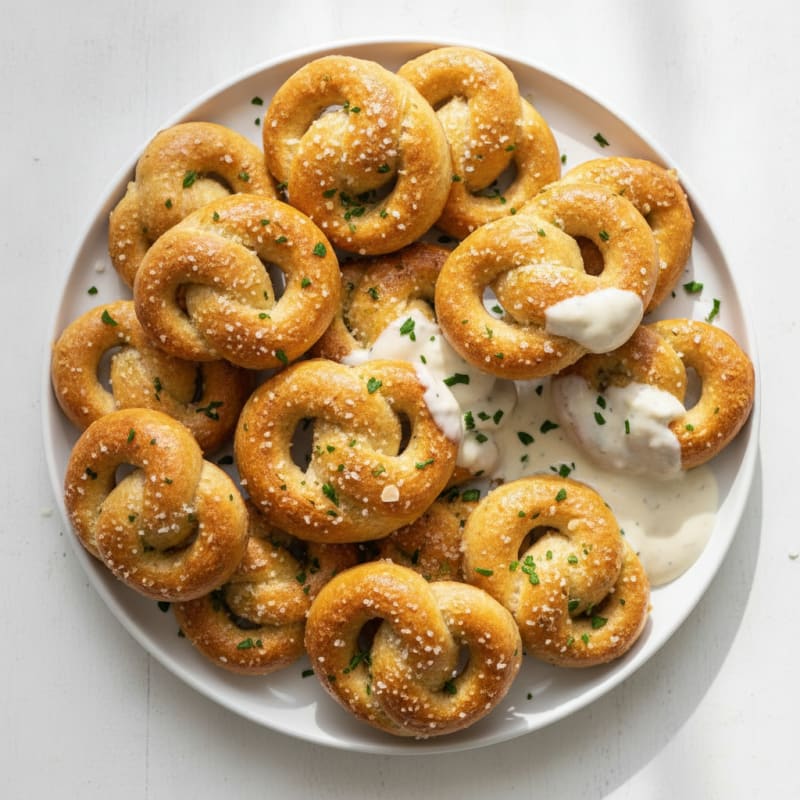 Garlic Parmesan Pretzel Bites