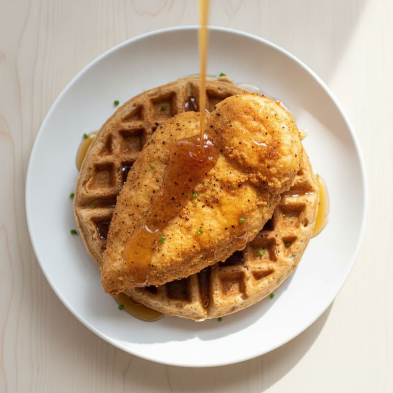 Golden Chicken & Waffles