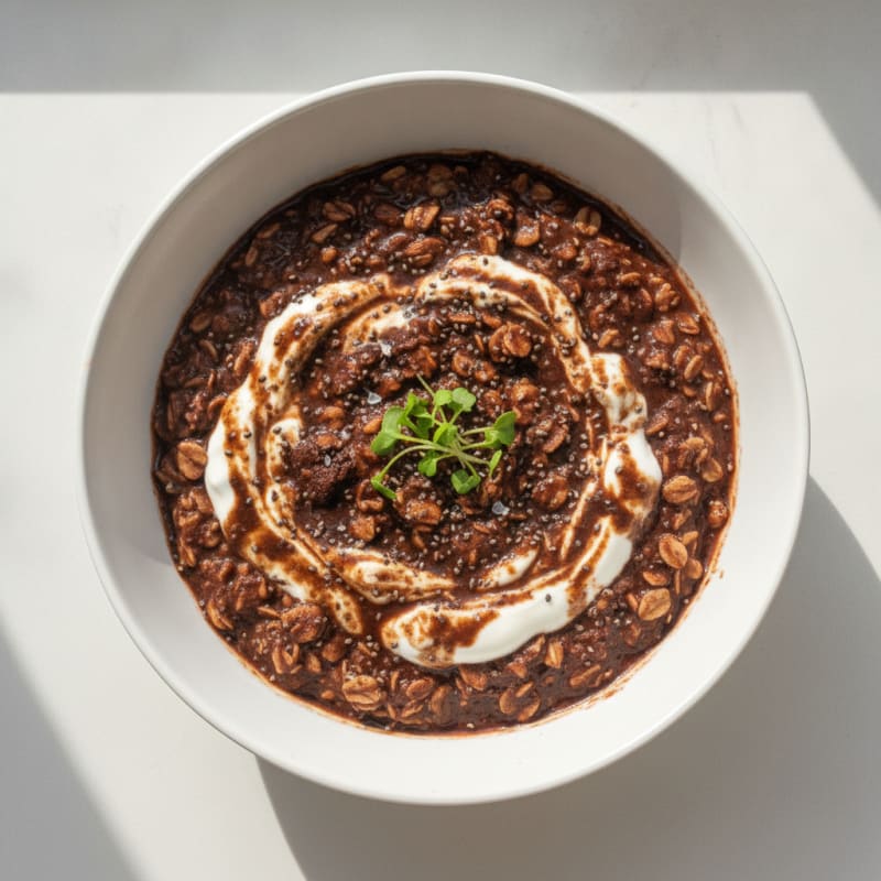 Chocolate Protein Overnight Oats