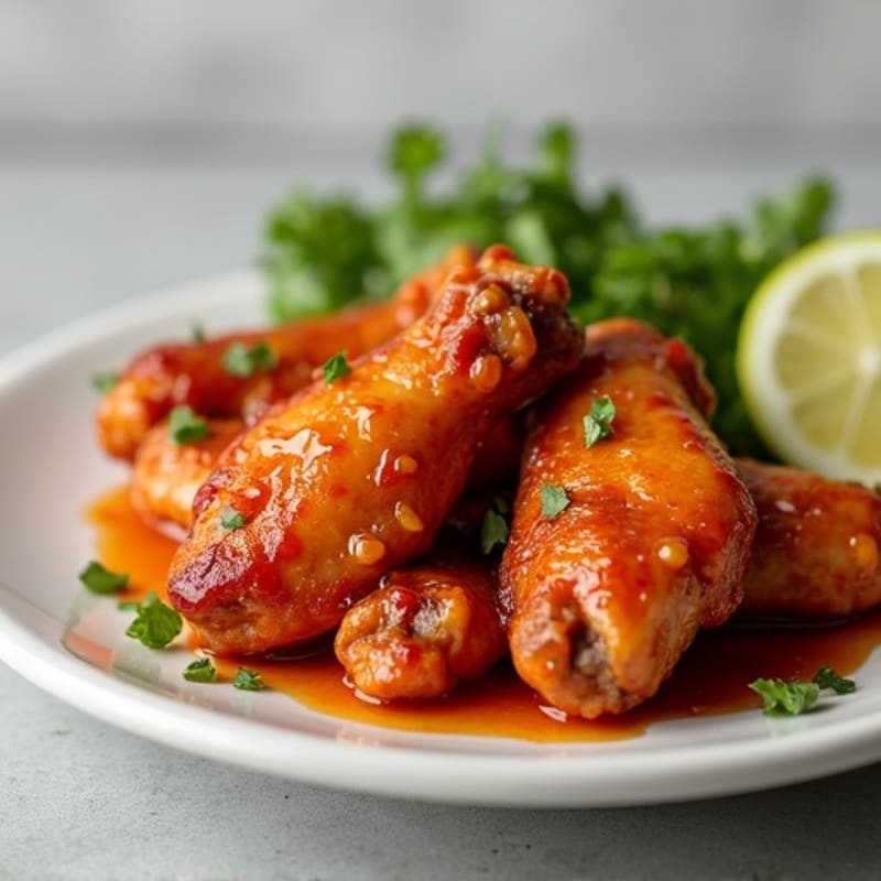 Honey-Sriracha Baked Chicken Wings