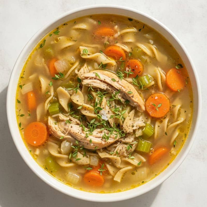 Hearty Chicken Noodle Soup