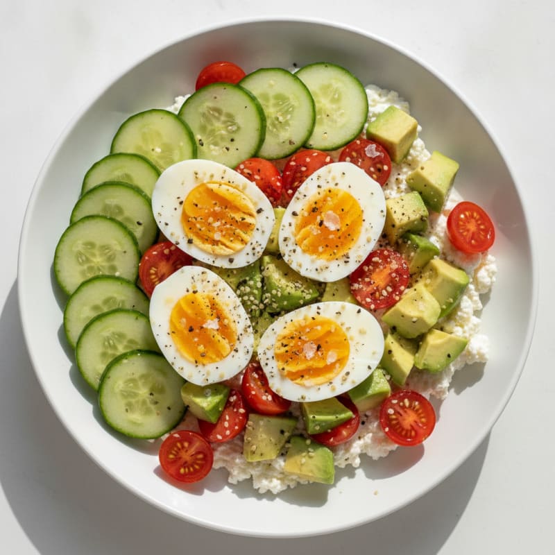 Savory Cottage Cheese Protein Bowl