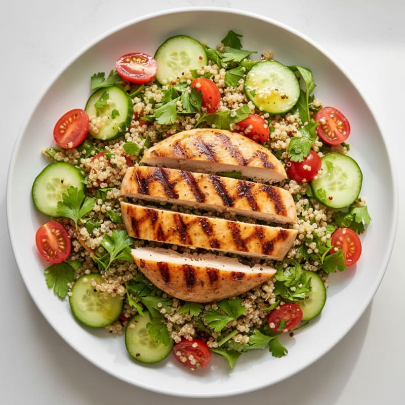 Lemon-Herb Chicken & Quinoa Salad