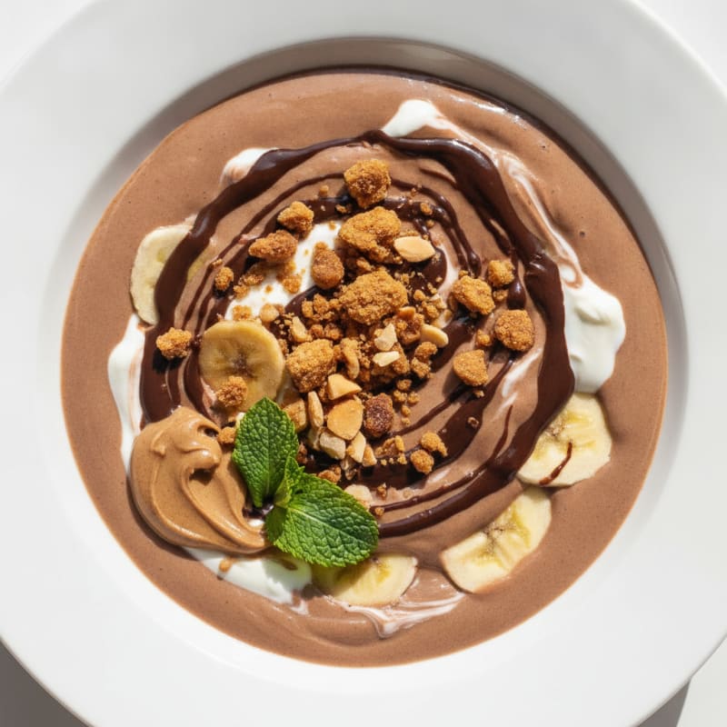 Protein Hot Chocolate Shake with Greek Yogurt