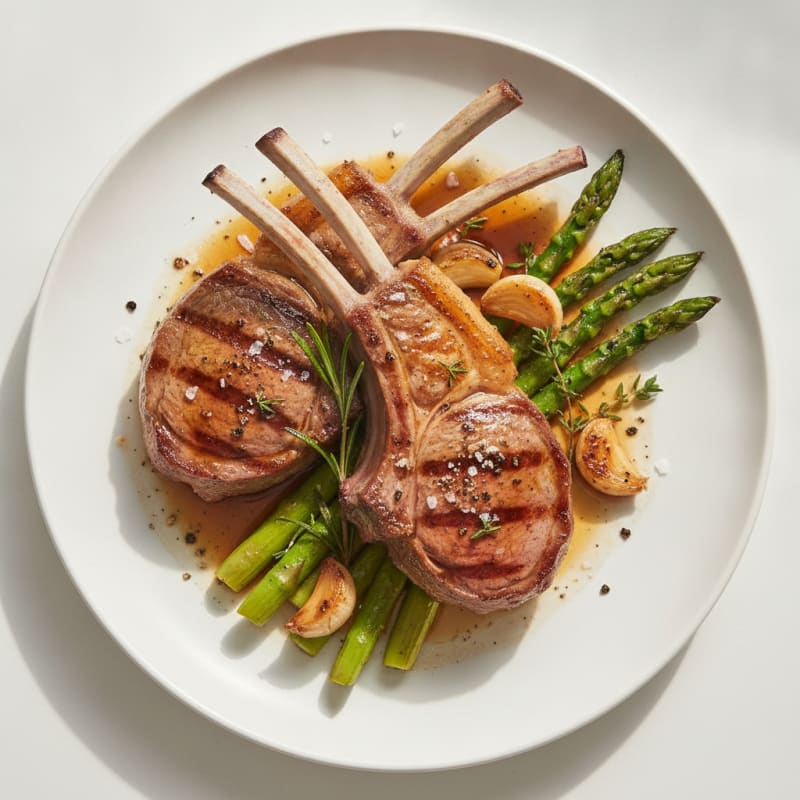 Herb-Marinated Grilled Lamb Chops