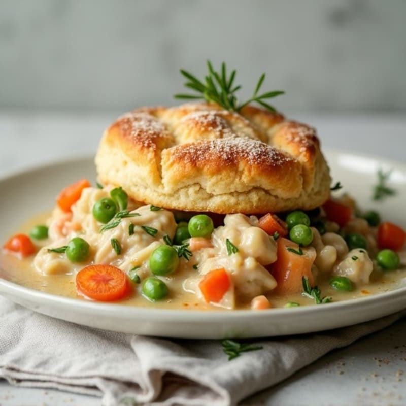 Creamy Herb-Roasted Turkey Pot Pie