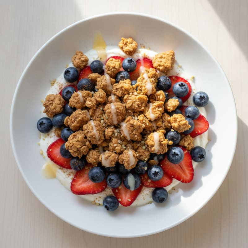 Yogurt Parfait with Berries and Granola