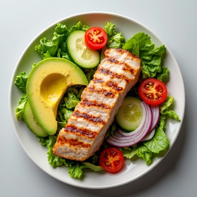 Fresh Tuna and Creamy Avocado Salad