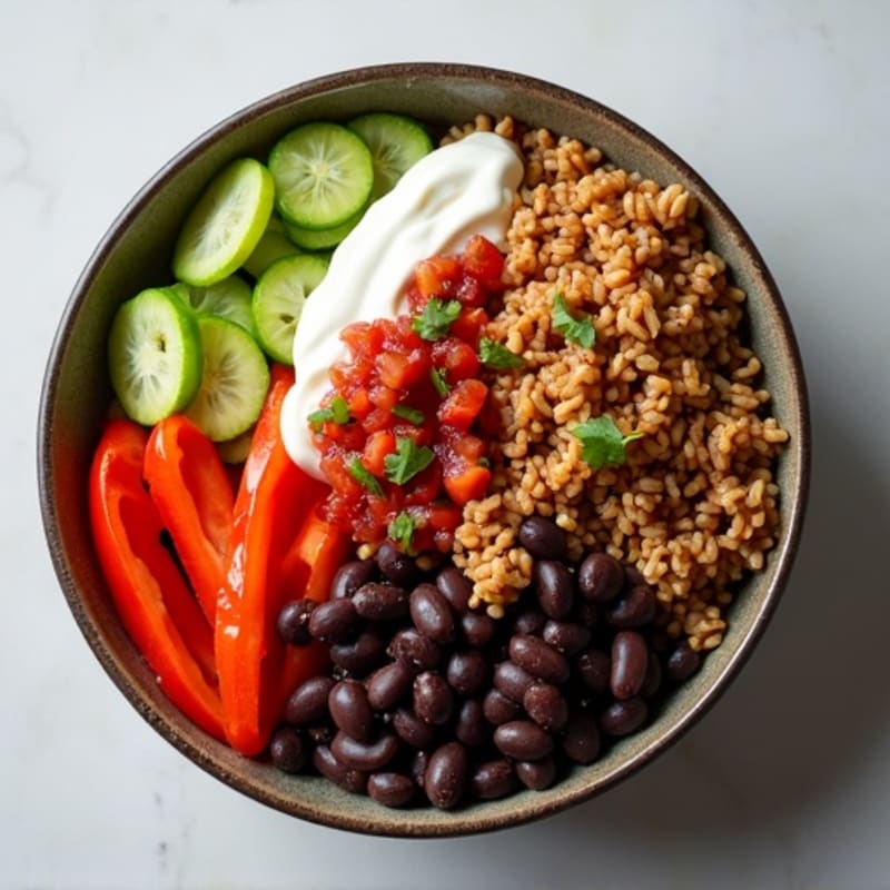 Seasoned Ground Beef Bowl with Special Sauce
