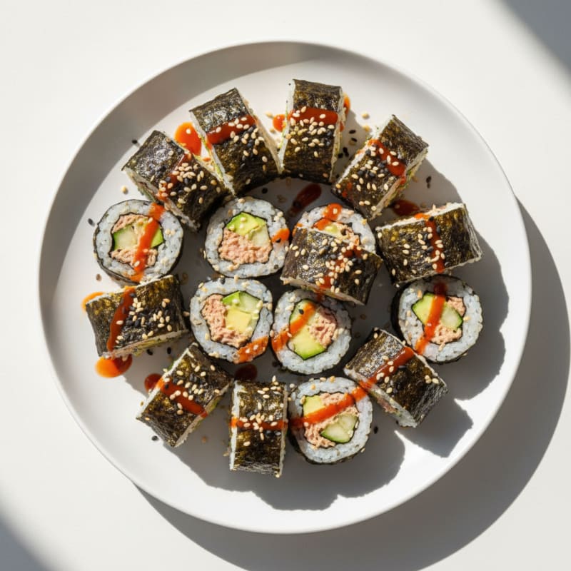 Zesty Tuna Avocado Sushi Rolls