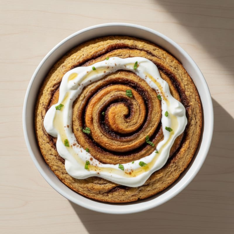 Honey-Kissed Cinnamon Roll Baked Oats