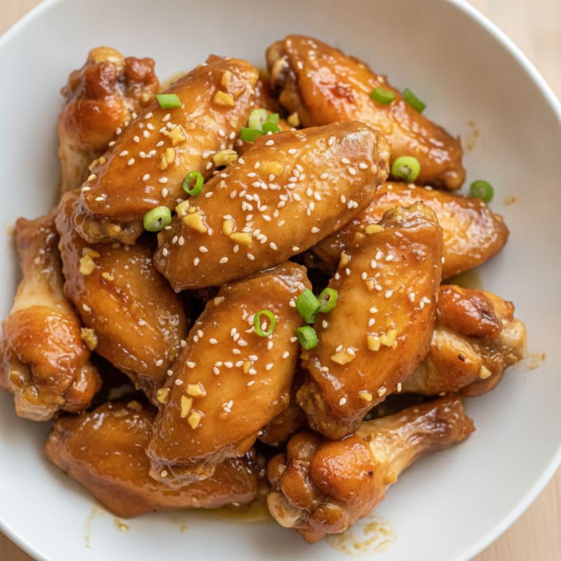 Honey-Garlic Glazed Chicken Wings