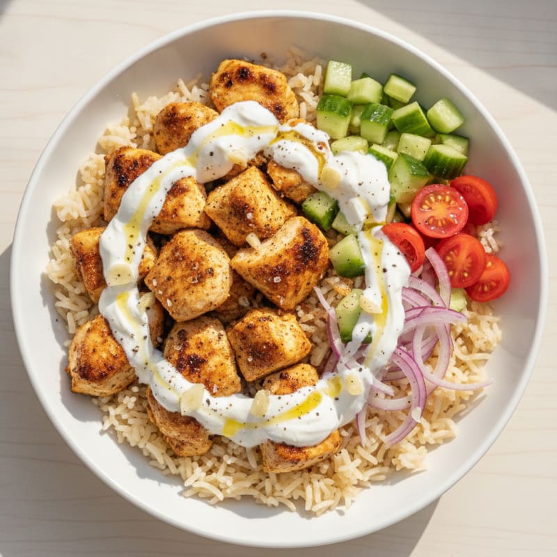 Chicken Shawarma Rice Bowl