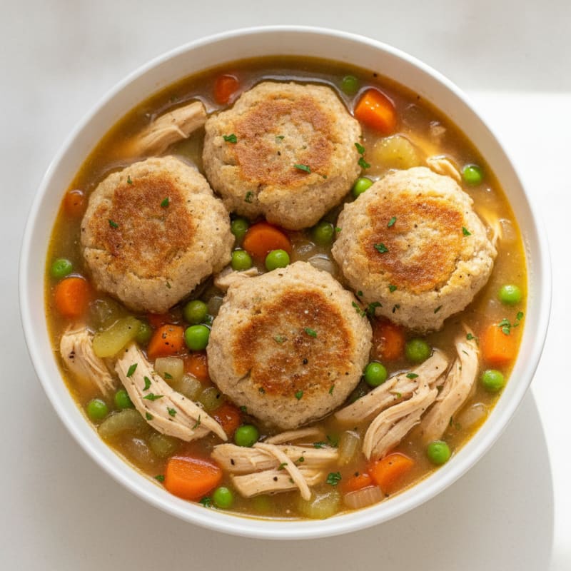 Homestyle Chicken and Herb Dumplings