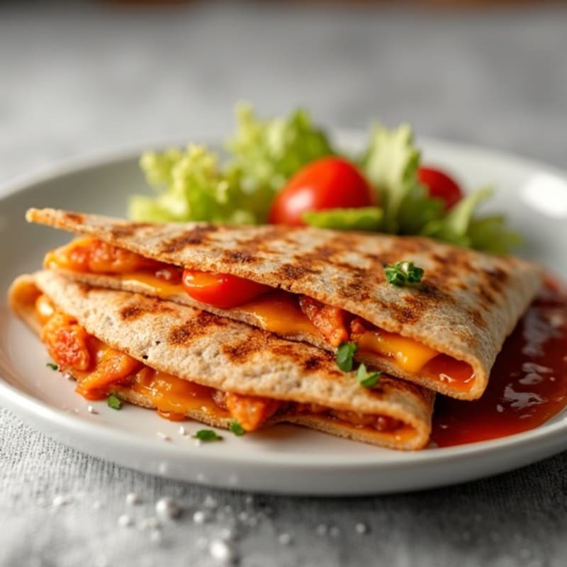 Crispy BBQ Chicken Quesadilla