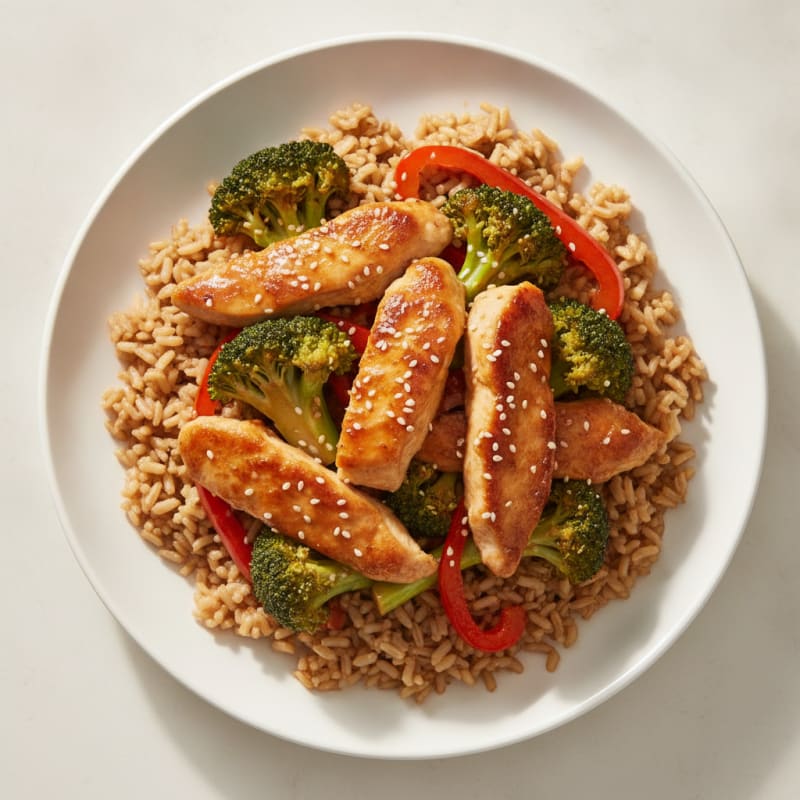 Teriyaki Chicken and Broccoli Stir-Fry