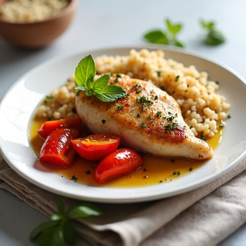 Herb-Roasted Greek Lemon Chicken with Garlic