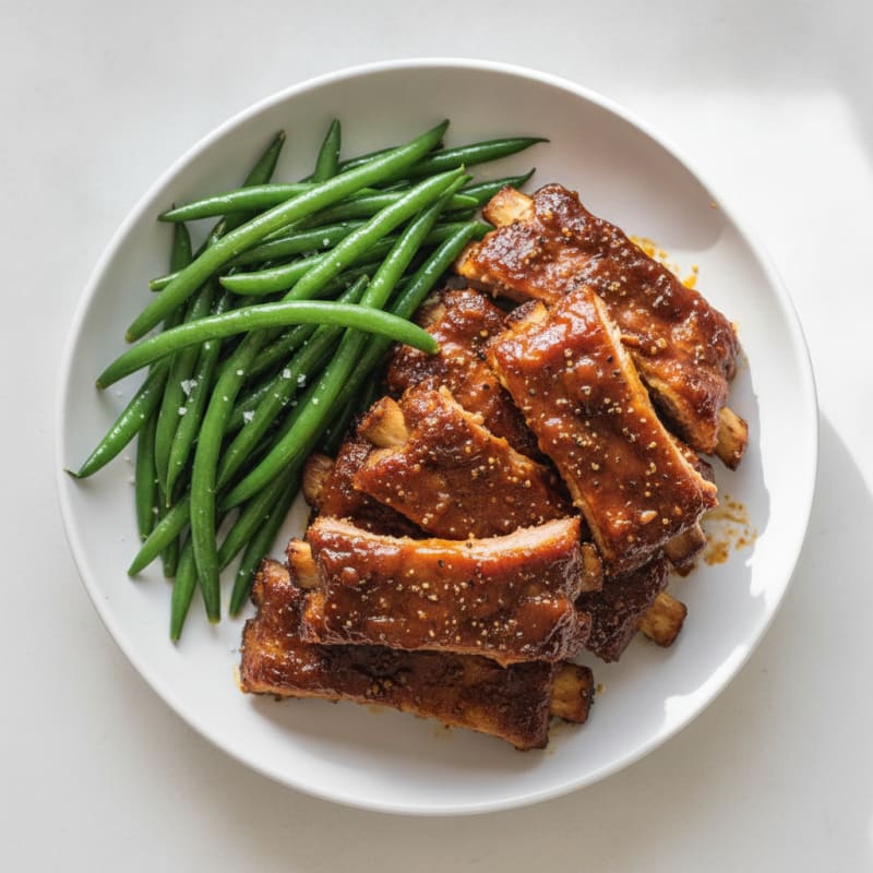 Sticky BBQ Baby Back Ribs