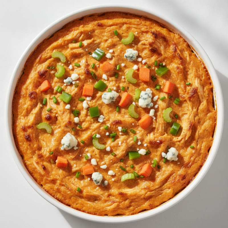 Clean Buffalo Chicken Dip