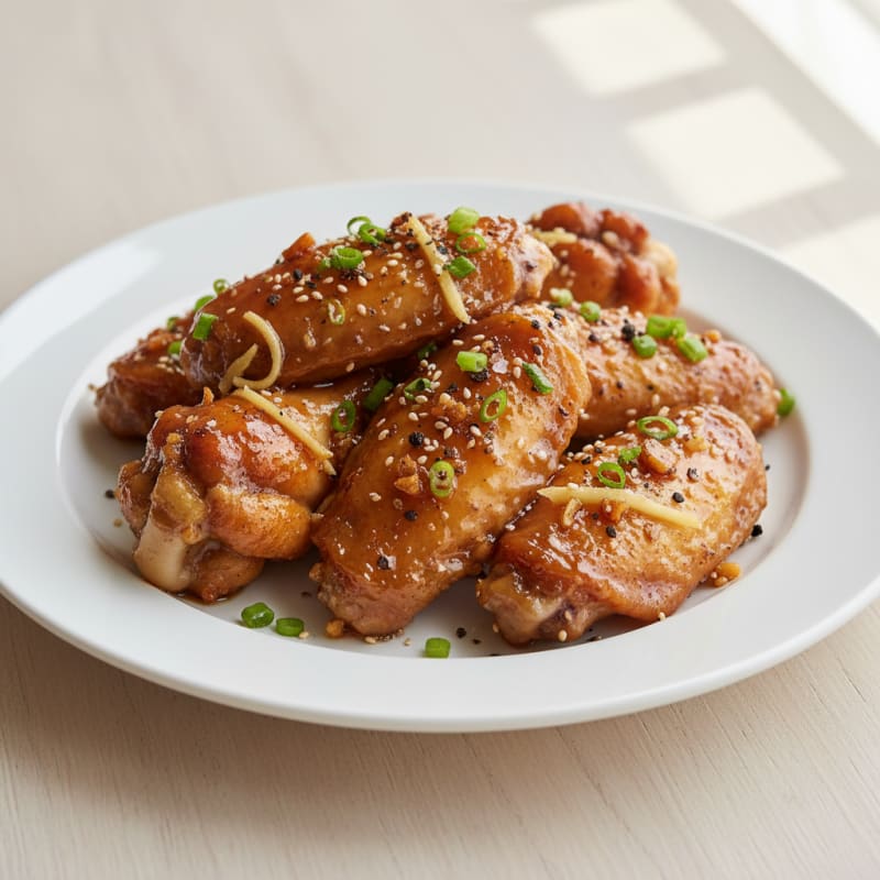 Honey-Garlic Glazed Chicken Wings
