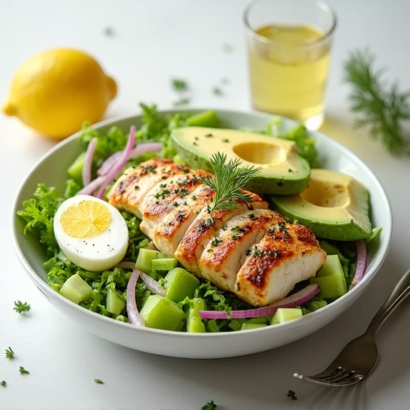 Creamy Lemon Herb Chicken Salad