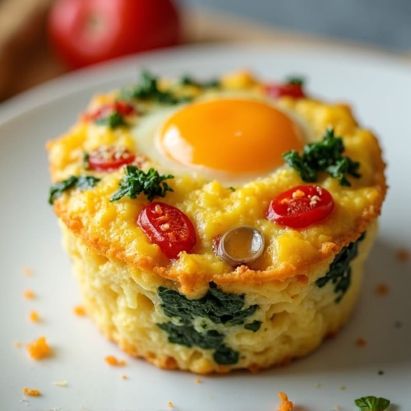 Savory Baked Egg and Veggie Muffins