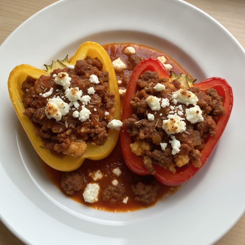 Ground Beef Stuffed Bell Peppers
